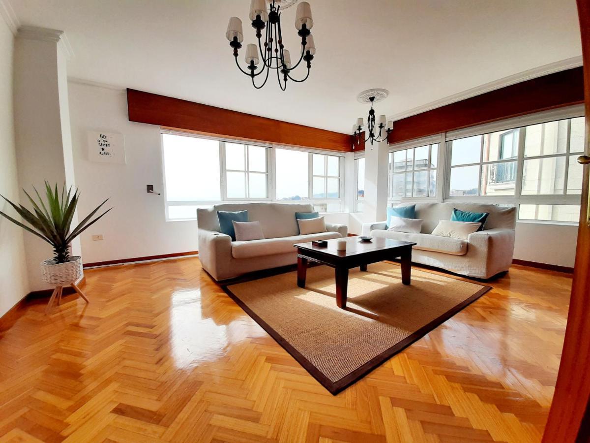 Ferienwohnung Piso Mirador Playa De Coroso Ribeira Exterior foto
